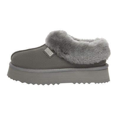 Women Leather Slippers - Topknot