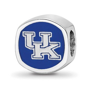 Black Bow Jewelry Sterling Silver Kentucky Wildcats NCAA Bead Charm - 1 of 4