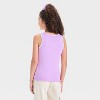 Girls' Ribbed Stitched Neck Tank Top - Cat & Jack™ - 2 of 3
