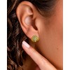 Molenia 14K Gold Plated Seashell Earrings 925 Sterling Silver Shell Stud Earrings Beach Jewelry Ocean Summer Vacation Small Gifts for Women Her Girls - 4 of 4