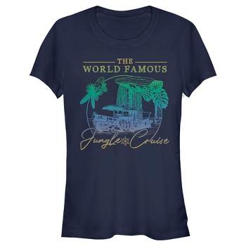 Juniors Womens Jungle Cruise The World Famous La Quila Ombre T-Shirt