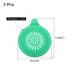 Unique Bargains Silicone Flexible Washable with Suction Cups Tub Drain Stopper 3 Pcs - 2 of 3