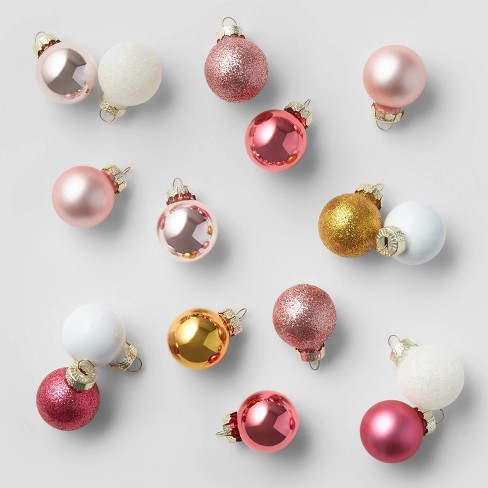 16ct Mini Glass Ball Christmas Tree Ornament Set - Wondershop™ - image 1 of 2