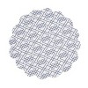 C&F Home Juliet Round Quilted Reversible Bright Paisley Placemats Set of 6, 17" - 4 of 4