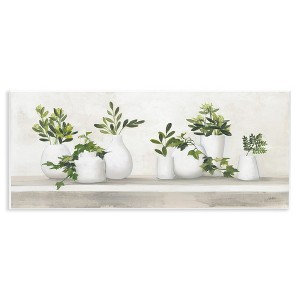 Stupell Industries Traditional Potted Cottage Plants Wall Plaque Art - 1 of 4