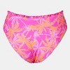 Women's Tropical Paradise Vibrant Floral Print Bikini Bottoms -Cupshe - 2 of 4