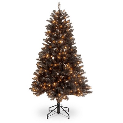 black artificial christmas tree