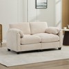 Hyleory 76.8'' Upholstered Corduroy Reception Loveseat Sofa Couch - 2 of 4