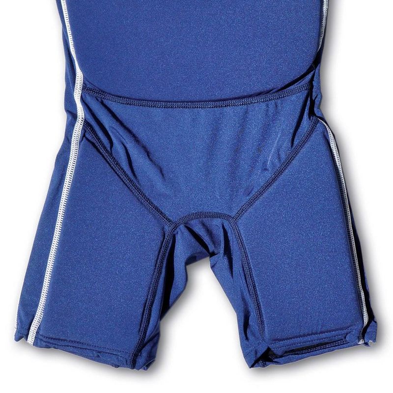 Swimline Lycra Floating Swimsuit Swim Trainer Wet Suit Life Vest Full Body Floatation Device for Water Safety and Skill Building, Medium, Blue, 3 of 7
