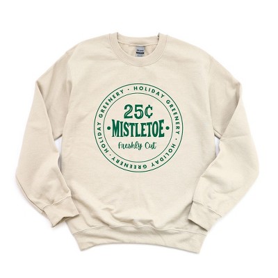 Simply Sage Market Women's Graphic Sweatshirt Mistletoe Fresh Cut