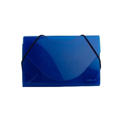 JAM Paper Plastic Business Card Holder Case Blue Sold Individually (2500005)