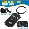 DOMETOUR Keychain Christmas Stocking Stuffers Drive Safe Gift for Dad Men Him Husband New Driver - 3 of 4