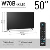 Panasonic W70 Series 50 inch LED 4K UHD Smart Fire TV + WN10 Neck Speaker Bundle - 3 of 4