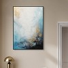 Art Remedy Blue Sea of Punta Cana Blue Abstract Wall Art Framed - 2 of 4