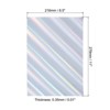 Unique Bargains Scrapbook Poster DIY Craft Reflective Metallic Mirror Holographic Cardstock - 2 of 4