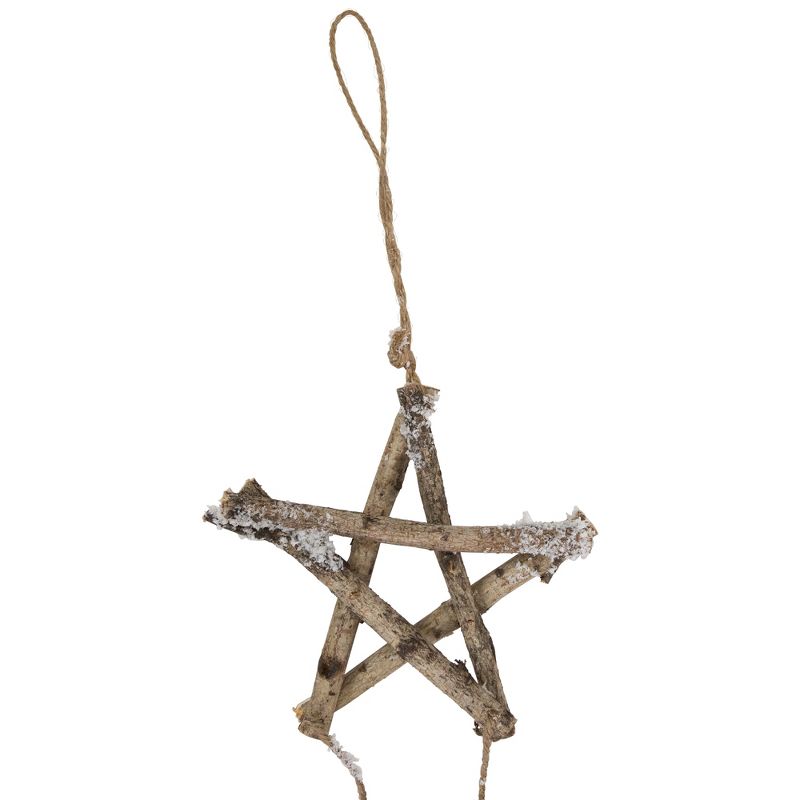 Northlight 34" Natural Twig Tree with Star Wall Hanging Christmas Decoration, 4 of 7