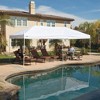 Z-Shade 20 x 10 Foot Everest Instant Canopy Camping Outdoor Patio Shelter with Reliable Stakes, Steel Frame, and Rolling Bag, White - 4 of 4