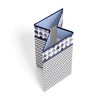 Bacati - Elephants Blue/Gray Collapsible Laundry Hamper - 2 of 4