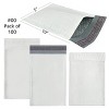 UOFFICE Pack of 100 Poly Bubble Mailer Padded Bags 5" x 10" - #00 Self-Seal Mailers - 2 of 4
