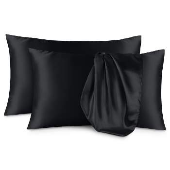 2 Pcs Satin Pillowcase Set for Hair and Skin by Bare Home