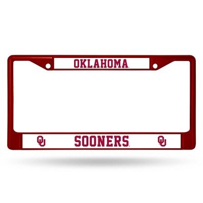 NCAA Oklahoma Sooners Colored Chrome Frame