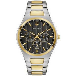 Bulova Men's Classic Dress 6-Hand Multi-Function Day/Date Quartz Watch, Luminous Hands, 42mm - 1 of 4