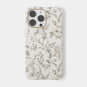 iPhone 15 Pro Max Floral Phone Case - heyday™ Light Beige : Target