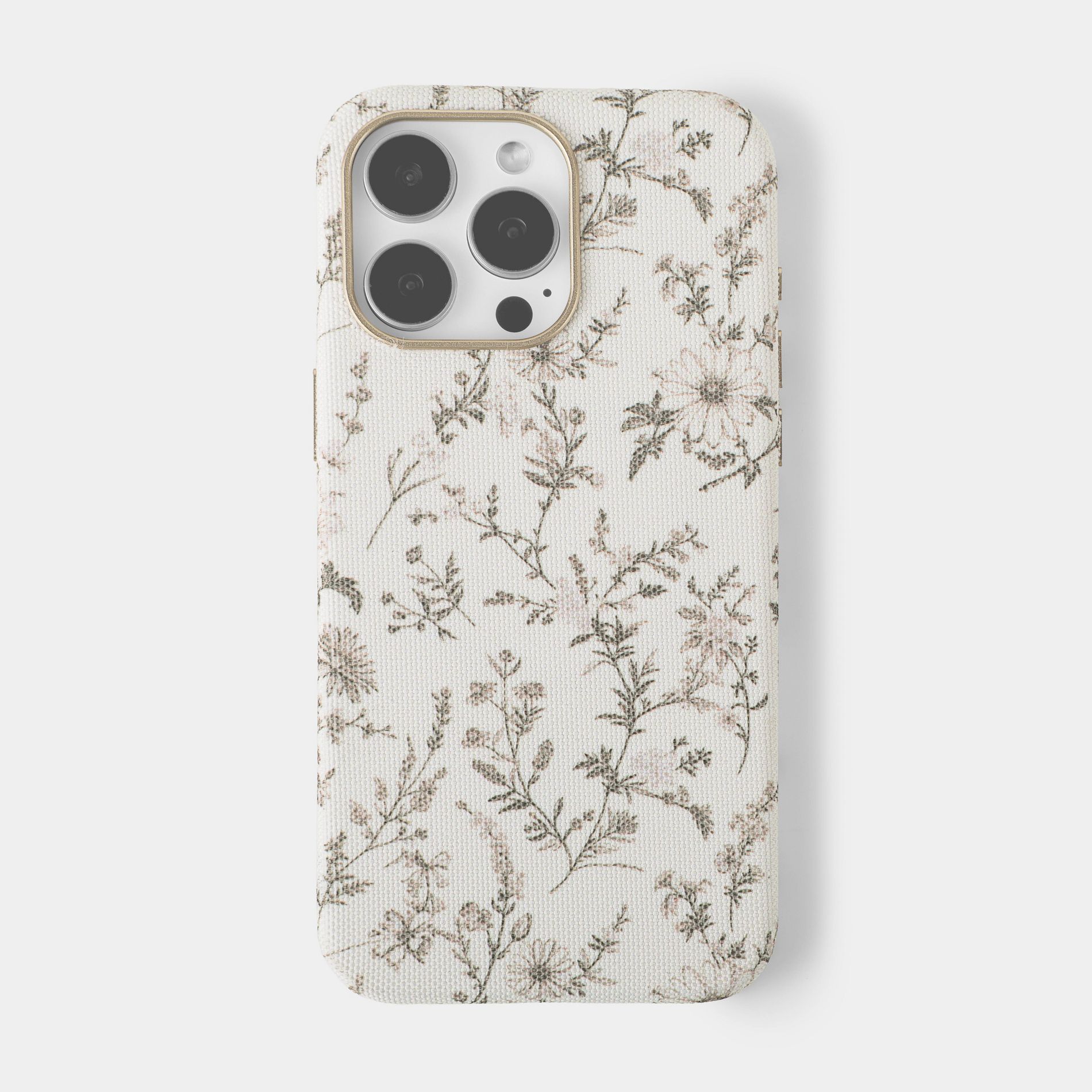 iPhone 15 Pro Max Floral Phone Case - heyday™ Light Beige