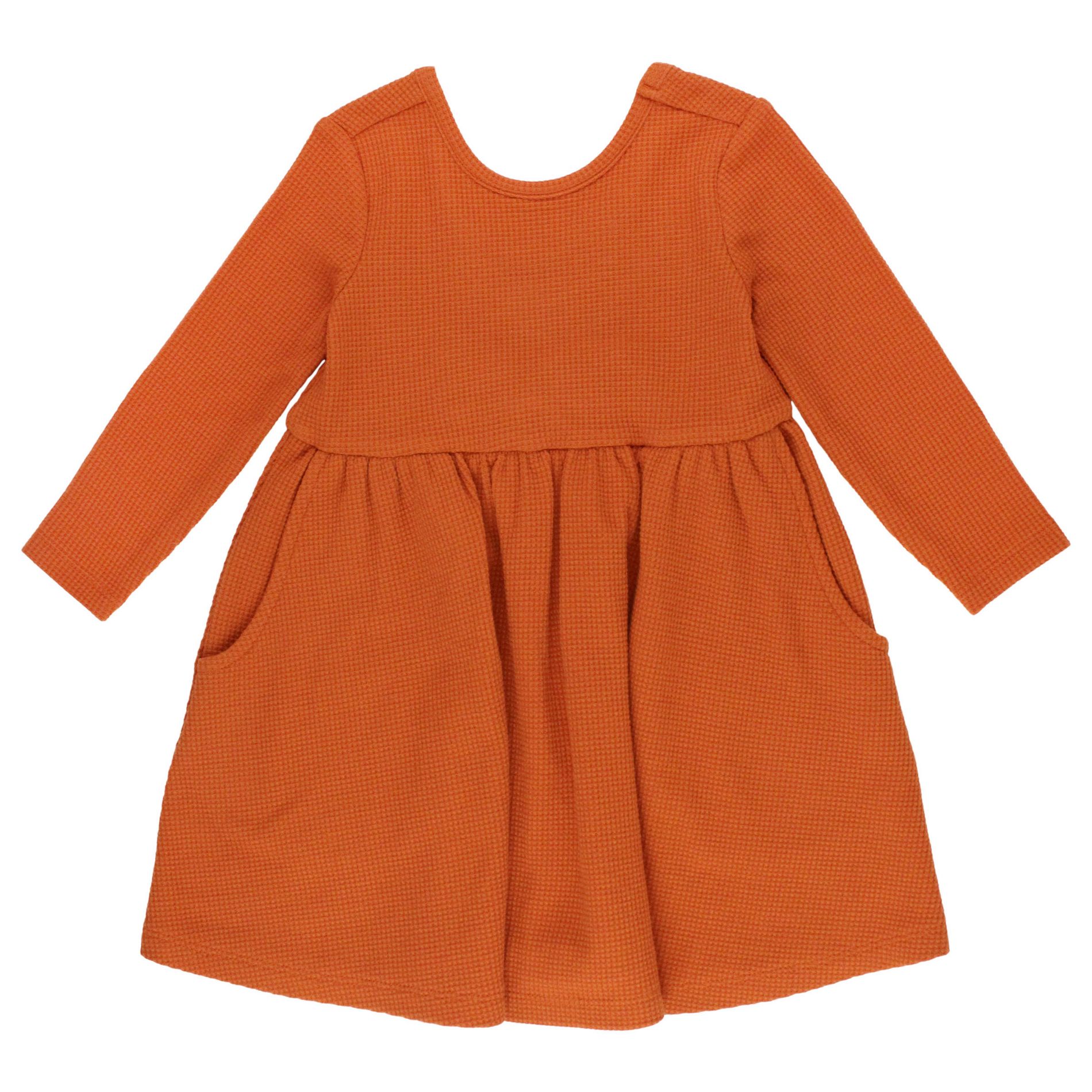 Rufflebutts Toddler Girls Long Sleeve Twirl Dress