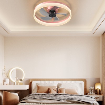 DOMETOUR Ceiling Fan with Lights Dimmable LED