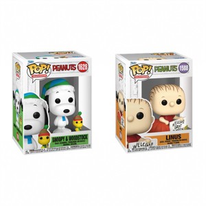 Funko Pop! 2 Pack Peanuts: Holidays - Snoopy Christmas #1628 & Linus Halloween #1588 - 1 of 3
