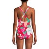 Lands' End Women's Chlorine Resistant Scoop Neck X-Back High Leg Soft Cup Tugless Sporty One Piece Swimsuit - 2 of 4