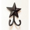 LunaLulinlk Pack 2 Vintage Architectural Star Hooks Decorative Western Home Wall Mount Coat Rack Hanger Rustic Decor Coat Hook - 4 of 4
