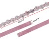 INSPIRE CHIC Womens Wedding Dress Sash Belt with Ribbon Rhinestone Multicolored Bridal Belt - 3 of 4