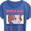 Women's - Disney - Belle Don't Judge A Book Short Sleeve Graphic T-Shirt - 2 of 4