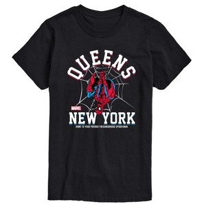 Men's - Marvel - Spider-man Collegiate Short Sleeve Graphic T-Shirt - 1 of 4