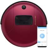 bObsweep PetHair Vision Plus Wi-Fi Robot Vacuum Cleaner and Mop - Beet