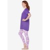 Dreams & Co. Women's Plus Size Graphic Tunic PJ Set - image 4 of 4