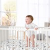 Sweet Jojo Designs Gender Neutral Unisex Baby Fitted Crib Sheet Woodland Animals Taupe Blue Grey - 2 of 4
