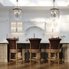 Pullman Counter Stool in Reclaimed Oak Finish with Ronan Stone Vegan Leather - 4 of 4