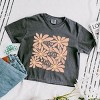 Simply Sage Market Sunny Days Ahead Daisies Boxy Crop Top - 3 of 4