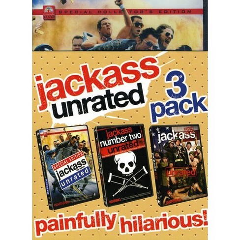 Jackass Unrated 3-pack (dvd) : Target