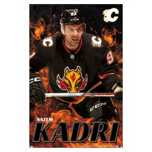 Trends International NHL Calgary Flames - Nazem Kadri 24 Framed Wall Poster Prints - 1 of 4