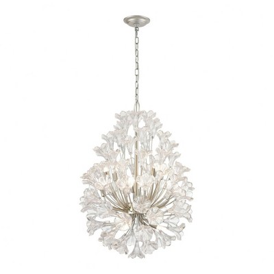 Elk Home Celene 12 - Light Chandelier in  Aged Silver