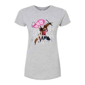 Women's - Marvel - X-Men Gambit Stack Fitted Graphic T-Shirt - 1 of 2