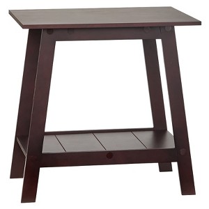 The Lakeside Collection Rectangle Style Accent Table 21.5"W x 15.7"D x 22"H - 1 of 4