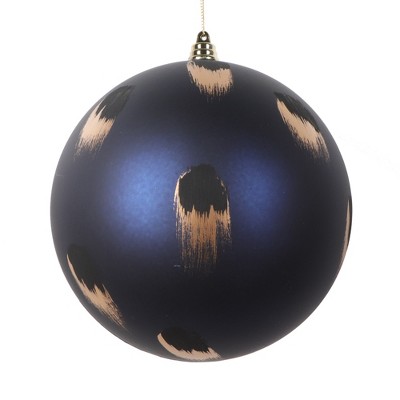 Vickerman 6" Matte Brush Strokes Ball Ornament
