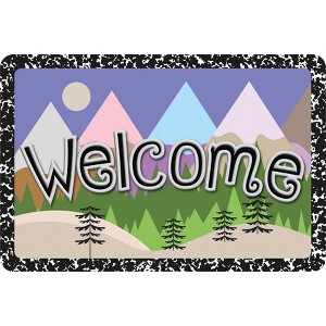 Ashley Productions® The Original Fun Mat™, Welcome Mat, 15.5" x 23.5", Magic Mountains Welcome - 1 of 1