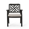 NicBex Set of 2 Outdoor Dining Chairs Cape Coral with Aluminum Frames - 3 of 4
