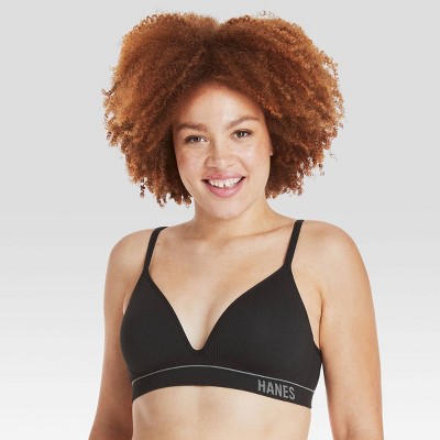 Bonds Women's Retro Rib Wirefree Bra - Navy - Size 18